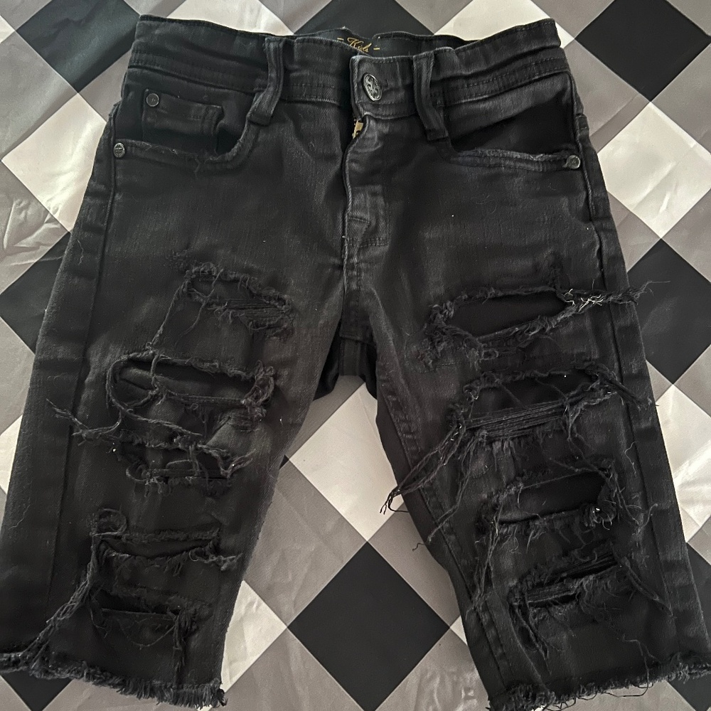 Size 6 boys skinny shorts